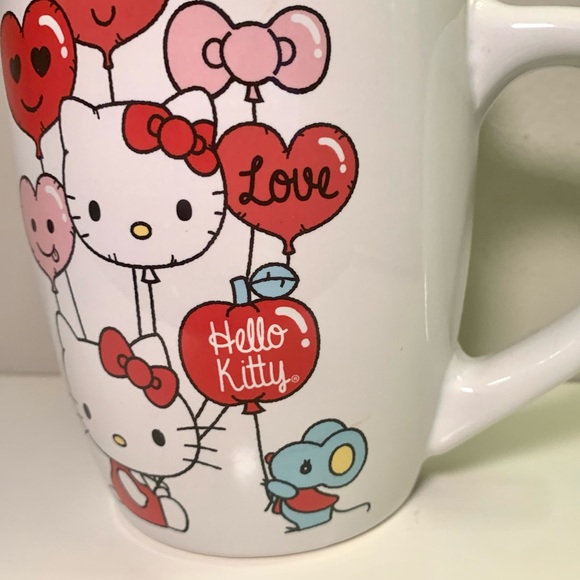 Hello Kitty 25oz Valentine’s Day Mug - Balloons Mouse Hearts Love - Picture 4 of 9